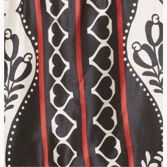FARM RIO ‘Passion Scarf’ Black MINI WRAP DRESS - Picture 6 of 10